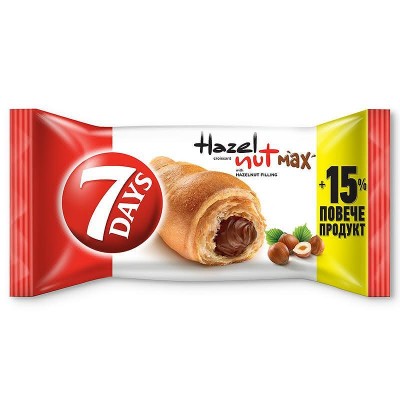 7DAYS кроасан с лешник 92 гр.