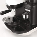 Ariete Espresso Moderna черно-бяла кафемашина с професионална кафемелачка