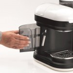 Ariete Espresso Moderna черно-бяла кафемашина с професионална кафемелачка