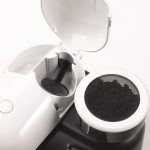 Ariete Espresso Moderna черно-бяла кафемашина с професионална кафемелачка