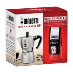 Bialetti Moka Express кафеварка 6 чаши+Perfetto Moka Classico мляно 0.200 кг