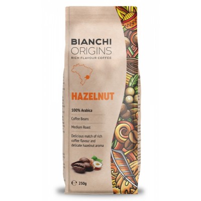 Bianchi Origins Hazelnut на зърна 0.250 кг 