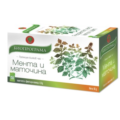 Bioprograma чай Мента и Маточина Премиум 20бр