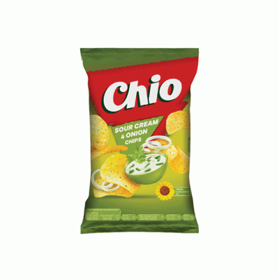 Chio чипс със сметана и лук 140 гр.