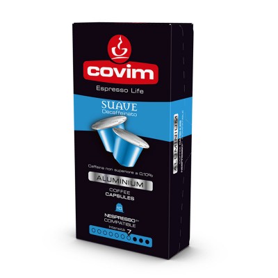 Covim Suave безкофеин Aluminium NS капсули 10 бр.