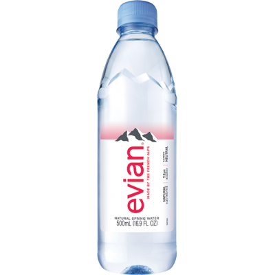 Evian минерална вода 0.500 л