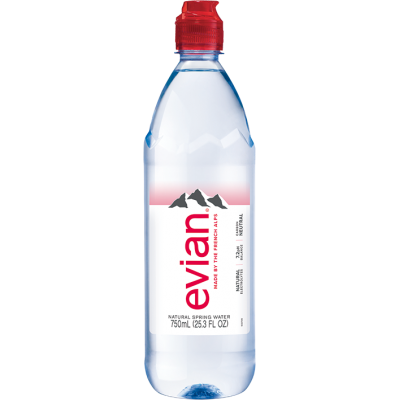 Evian минерална вода 0.750 л