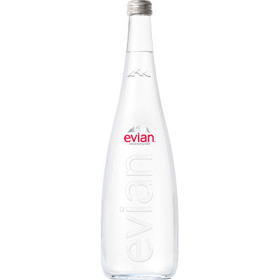 Evian минерална вода стъкло 0.750 л