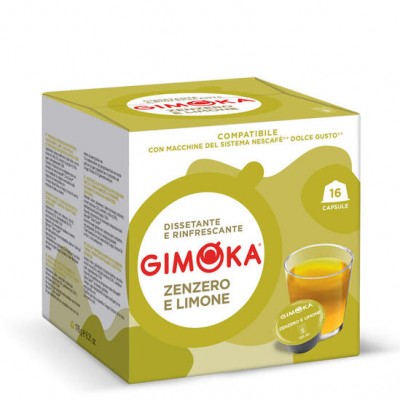 Gimoka DG Zenzero E Limone освежаваща напитка капсули 16 бр. Gimoka DG Zenzero E Limone освежаваща напитка капсули 16 бр.