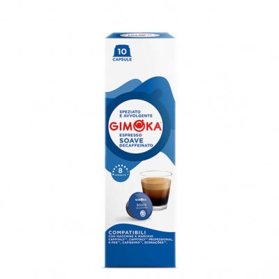 Gimoka Soave безкофеинови Caffitaly капсули 10 бр. Gimoka Soave безкофеинови Caffitaly капсули 10 бр.
