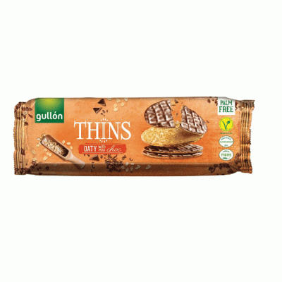 Gullon Thins овесени бисквити с млечен шоколад 0.150 кг.