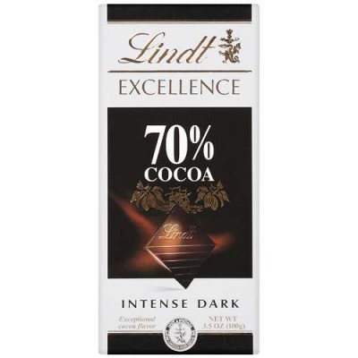 Lindt Excellence натурален шоколад 70% какао 100 гр. 