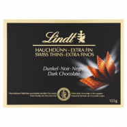 Lindt Extra Thin Dark 125 гр. шоколадови блокчета