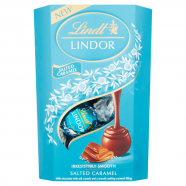 Lindt Lindor шоколадови бонбони със солен карамел 0.200 кг