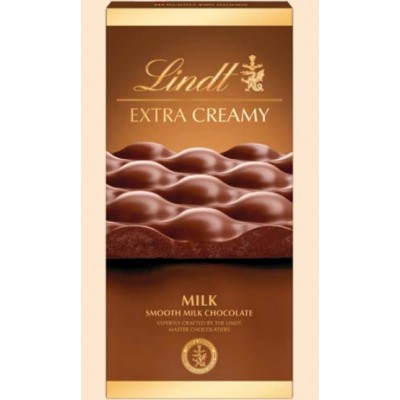 Lindt Extra Creamy Milk млечен шоколад 80 гр. 