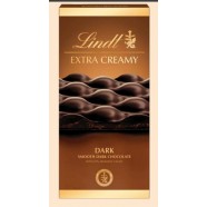 Lindt Extra Creamy Dark черен шоколад 80 гр. 