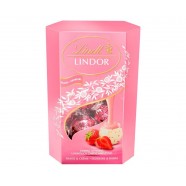 Lindt Lindor шоколадови бонбони с ягоди и сметана 0.200 кг