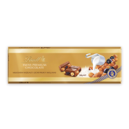 Lindt Gold млечен шоколад със стафида и лешник 300 гр. 