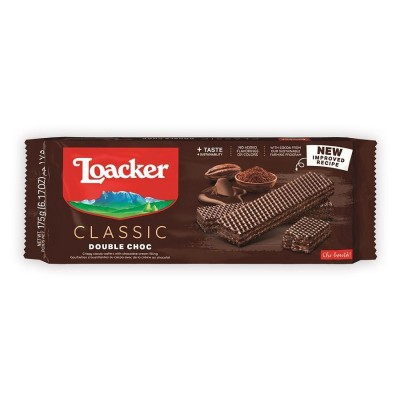 Loacker вафли двоен шоколад 175 г.