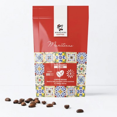 Manchini MARITOZZO 100% Арабика на зърна 0.250 кг Manchini MARITOZZO 100% Арабика на зърна 0.250 кг