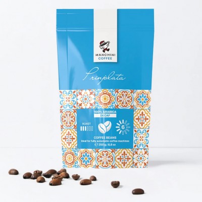 Manchini PRINJOLATA 100% Decaf на зърна 0.250 кг Manchini PRINJOLATA 100% Decaf на зърна 0.250 кг
