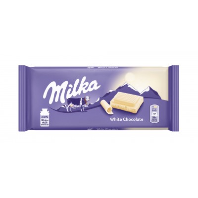 Milka бял шоколад 100 гр.