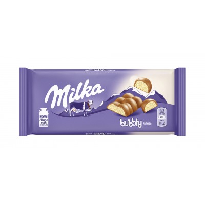Milka бял шоколад Bubbly 95 гр.