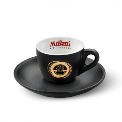 Musetti комплект Gold Cuvée от чаши по 80 мл. с чинийки 6 бр. 