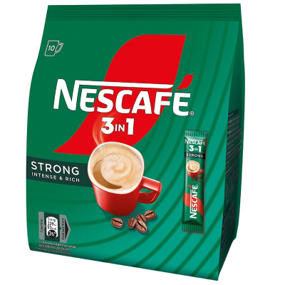 NESCAFE 3in1 Strong в пакет 10 бр. NESCAFE 3in1 Strong в пакет 10 бр.