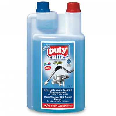Puly Milk Препарат за почистване дюзи за пара и капучинатори 1 л Puly Milk Препарат за почистване дюзи за пара и капучинатори 1 л