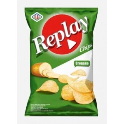 Replay картофен чипс с риган 75 гр.
