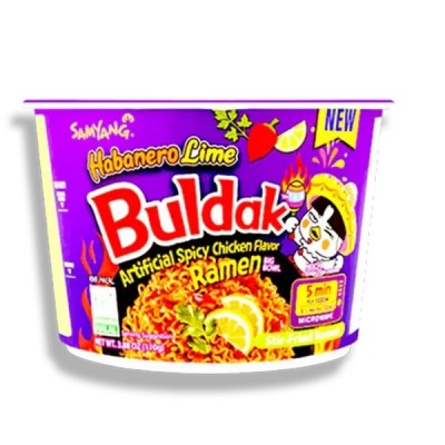 Samyang рамен люто пиле хабанеро лайм buldak 0.110 кг.