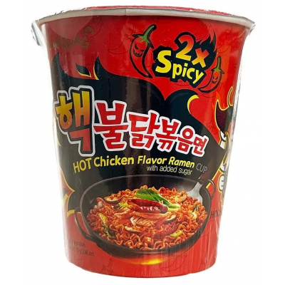 Samyang рамен с вкус на люто пиле buldak 0.070 кг.