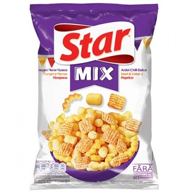 Star Snacks Mix Purple Chili царевични пръчици 90 гр