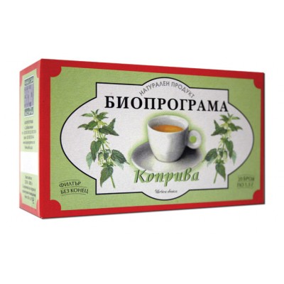 Bioprograma чай Коприва 20бр